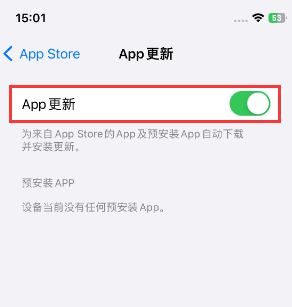 阿拉善左苹果15维修中心如何让iPhone15APP自动更新